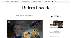 Desktop Screenshot of dulcesbocados.com