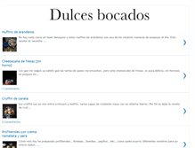 Tablet Screenshot of dulcesbocados.com
